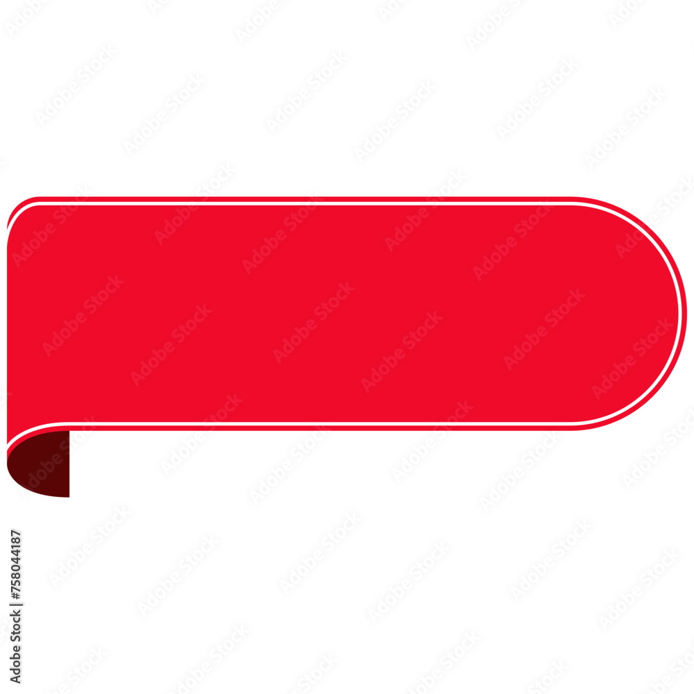 Ribbon Corner Shape Ribbon Corner Shape