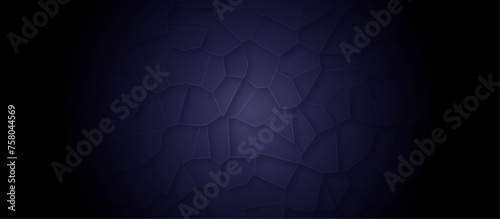 pastel light blue stains broken glass tile black background. geometric pattern with 3d shapes vector Illustration. multicolor broken wall paper in decoration. low poly crystal mosaic background.