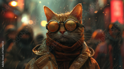 The Hipster Cat