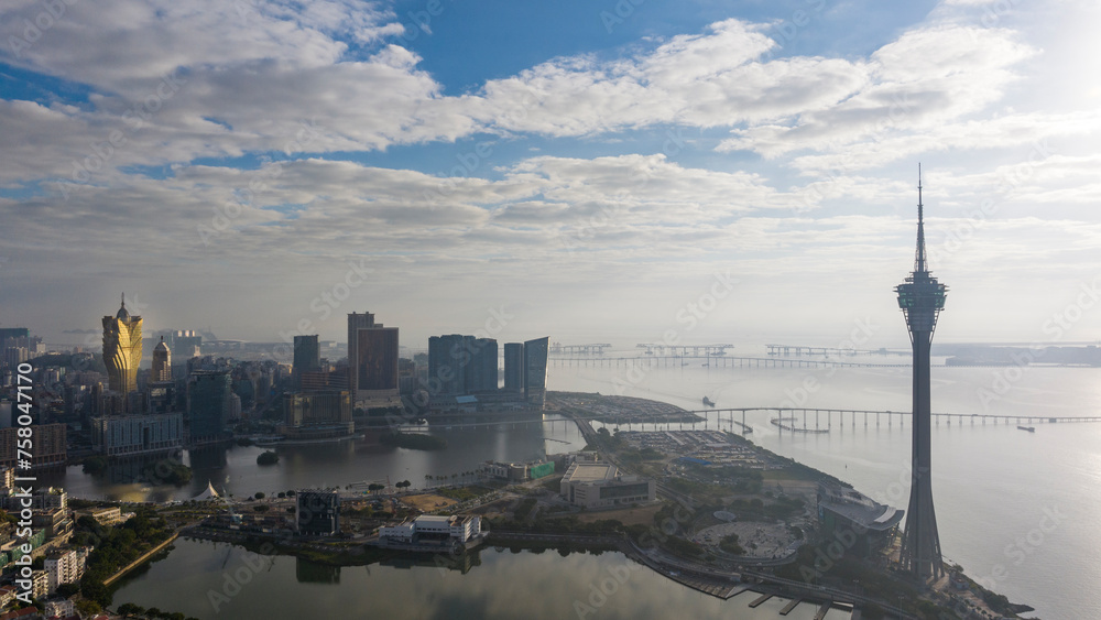 Fototapeta premium Macau Cityscape at Morning