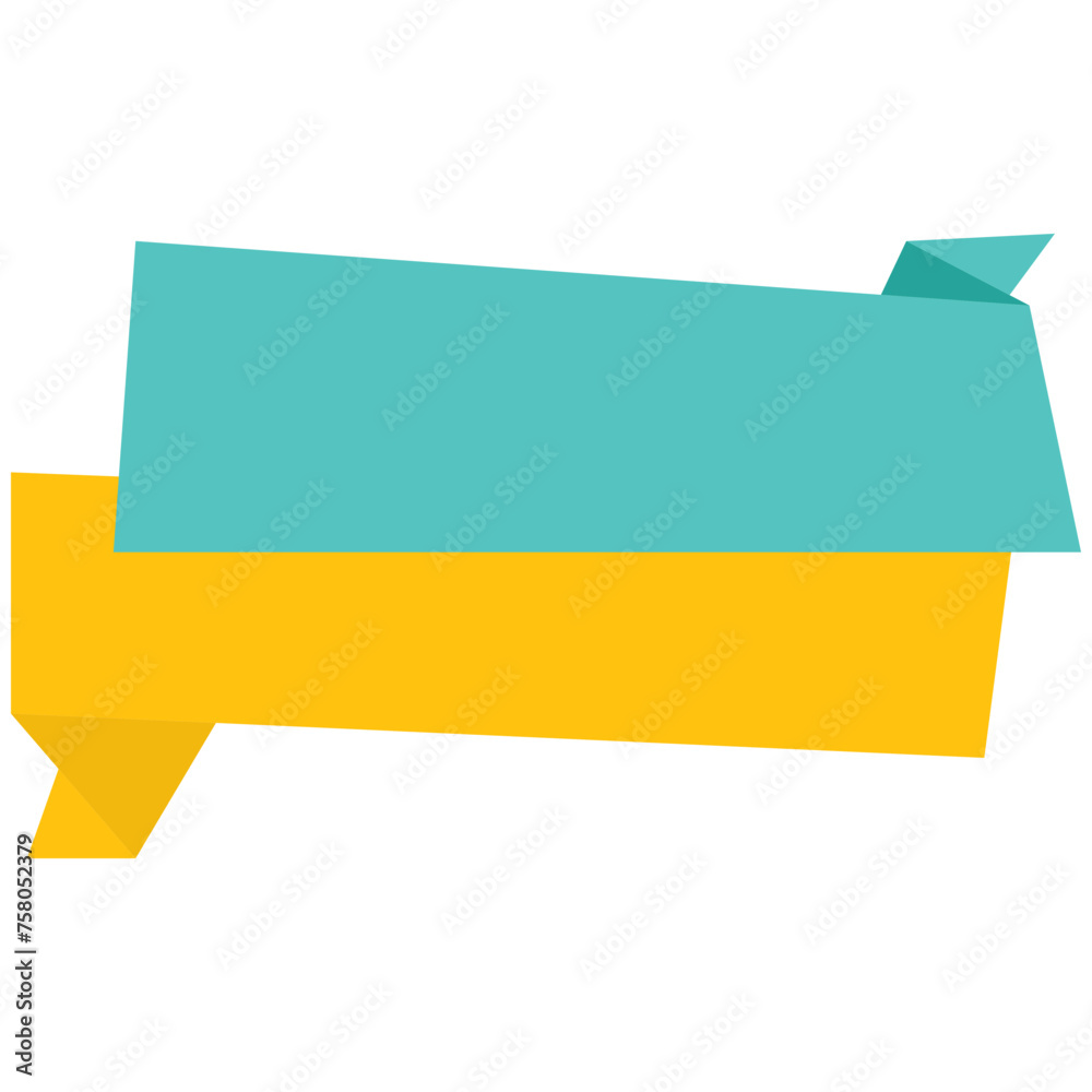 Ribbon Banner Element Ribbon Banner Element