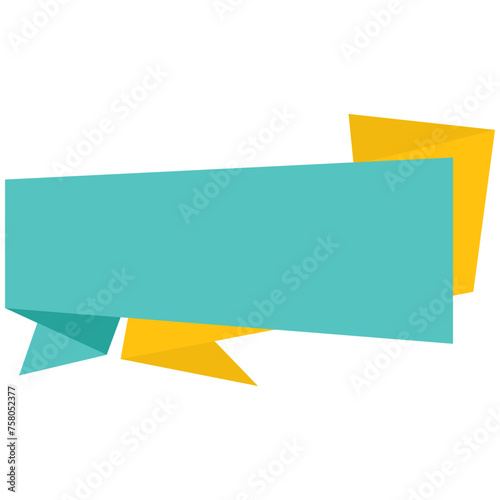 Free Download Ribbon Banner Element - GFXLoad