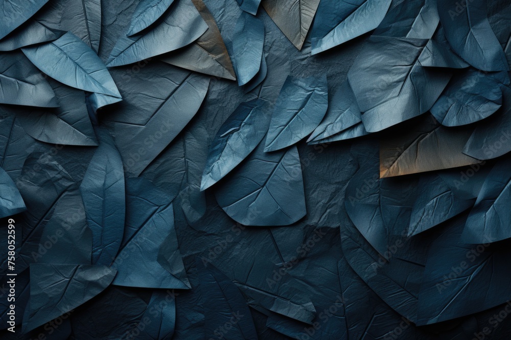 Texture or dark blue paper plane. Blue card with dark vignette for works of art, generative IA Texture or dark blue paper plane. Blue card with dark vignette for works of art, generative IA