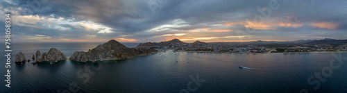 Sunet in Cabo San Lucas Baja California Sur Mexico Sunny Beaches Whales Yachts and Boats 