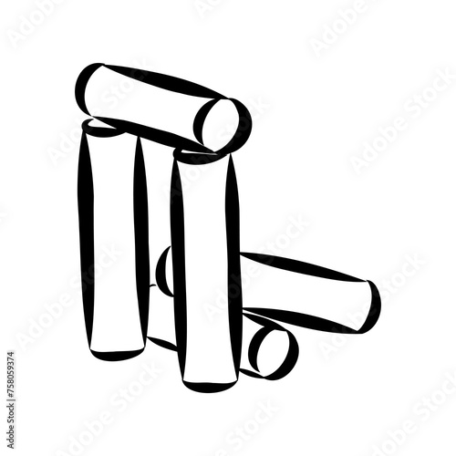 play skittles game Vector Template for poster of Sport competition or Tournament.