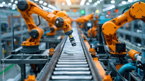 An advanced manufacturing facility utilizing IoT devices for real time monitoring