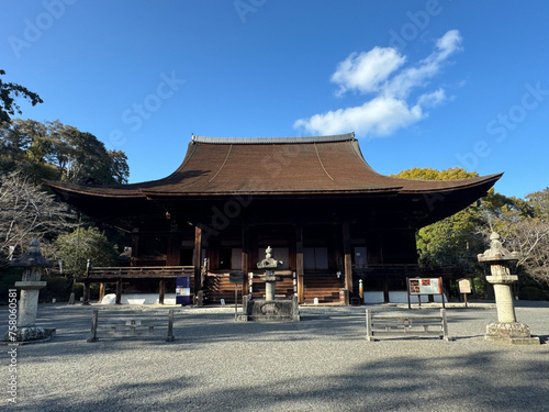 Miidera temple in Shiga Japan photo