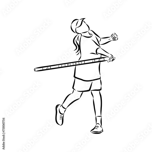 play skittles game Vector Template for poster of Sport competition or Tournament.