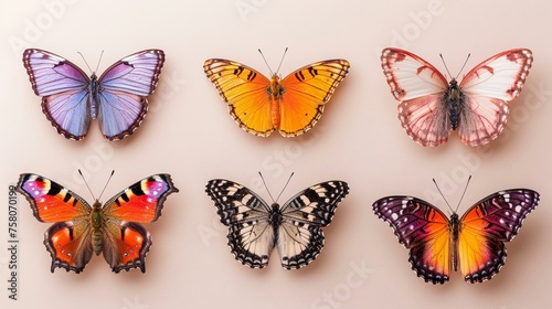 Butterflies as graphic designers, adding a touch of nature's beauty to branding © Seksan