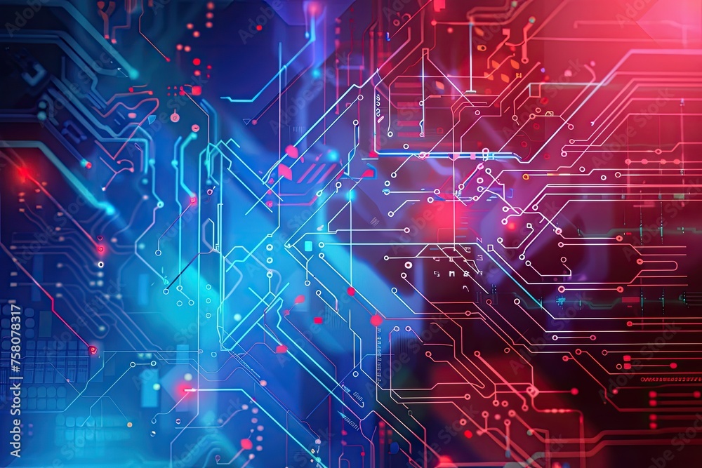 Abstract futuristic circuit board Abstract futuristic circuit board