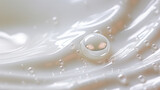  A close-up of delicate fingertips delicately scooping a pearl-sized amount of moisturizer, ready to be gently massaged into the skin for ultimate hydration