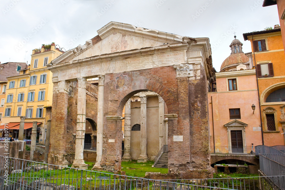 Portico of Octavia in Rome, Italy	
