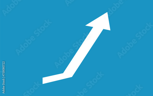 increase, graph, growth, background, icon, abstract, vector, business, design, arrow, isolated, infographic, illustration, white, finance, data, success, graphic, sign, flat, investment, chart, bar, d