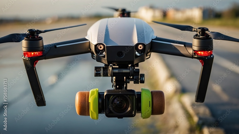 A drone delivering food, groceries, medicines and even a cup of coffee. A drone delivering food, groceries, medicines and even a cup of coffee.