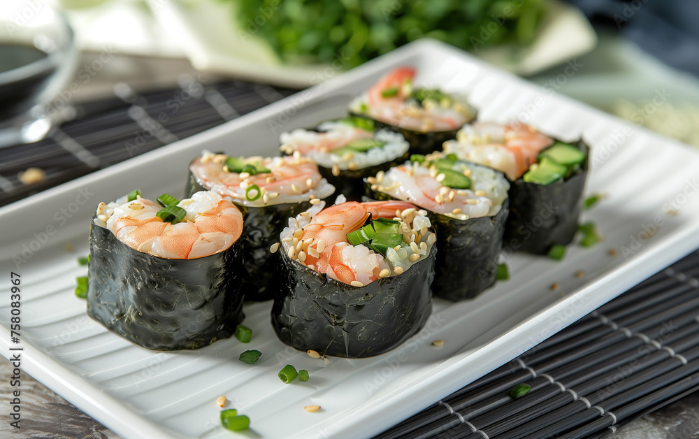 Japanese Cuisine Shrimp Rice,created with Generative AI tecnology. Japanese Cuisine Shrimp Rice,created with Generative AI tecnology.