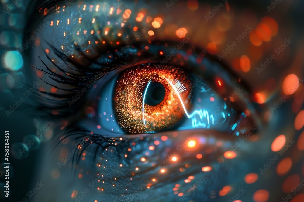 Biometric security boosted by quantum leaps - obrazy, fototapety, plakaty 