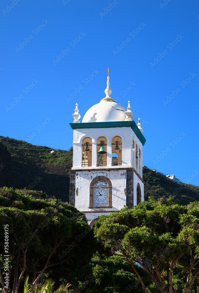 Iglesia Matriz de Santa Anna, Garachico, Island Tenerife, Canary Islands, Spain, Europe.