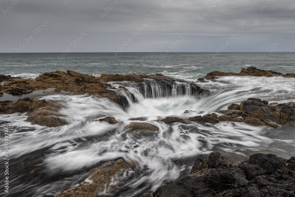 Thor's Well, Cape Perpetua, Oregon.