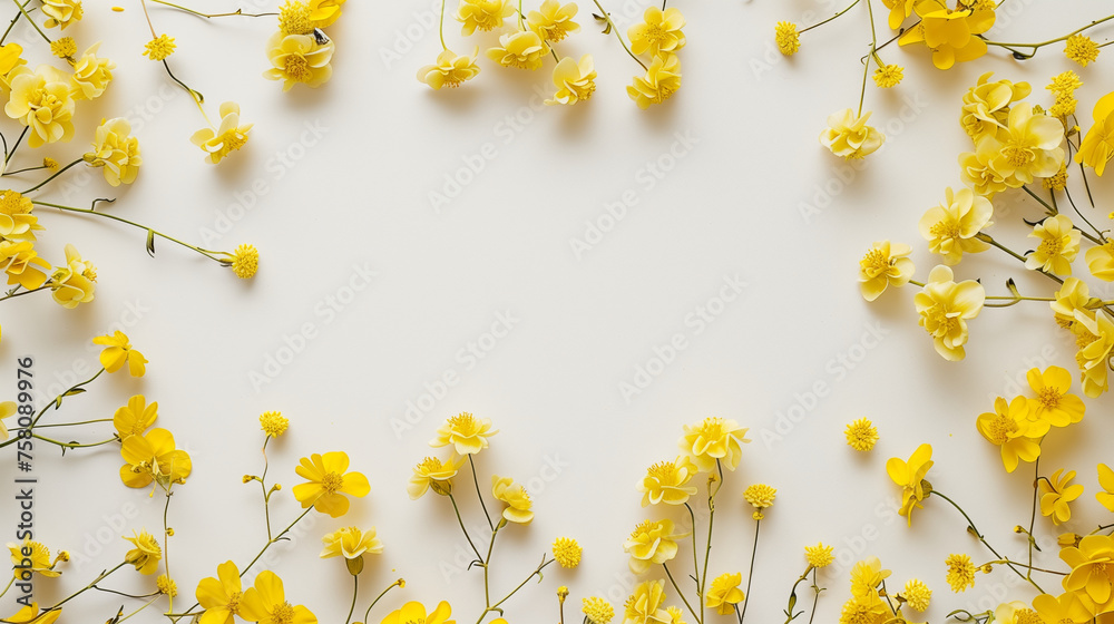Yellow Flower Frame