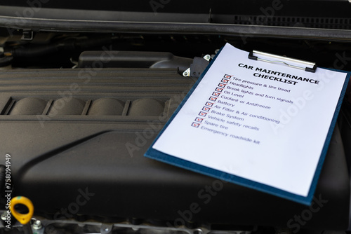 The concepts of car inspection and car maintenance after use.