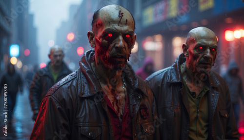 Zombies on a shopping street © AMERO MEDIA