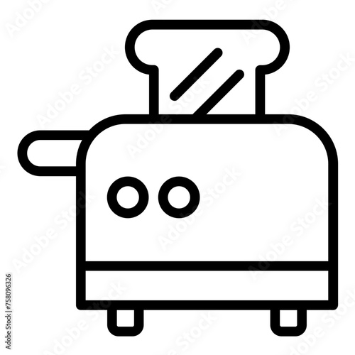 Vector Design Toaster Icon Style
