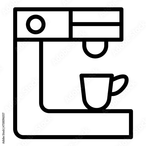 Vector Design Coffee Maker Icon Style