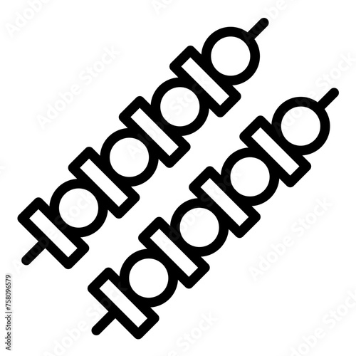 Vector Design Skewer Icon Style