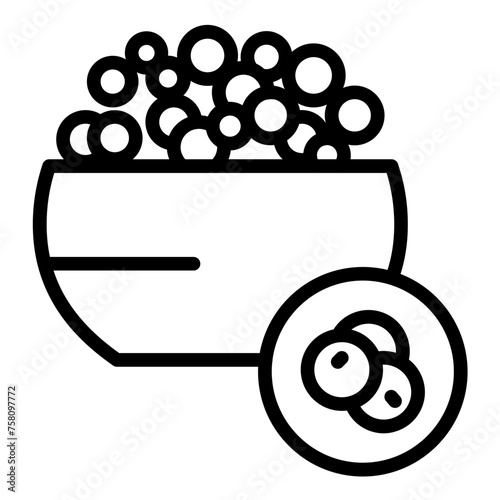 Vector Design Bulgur Icon Style