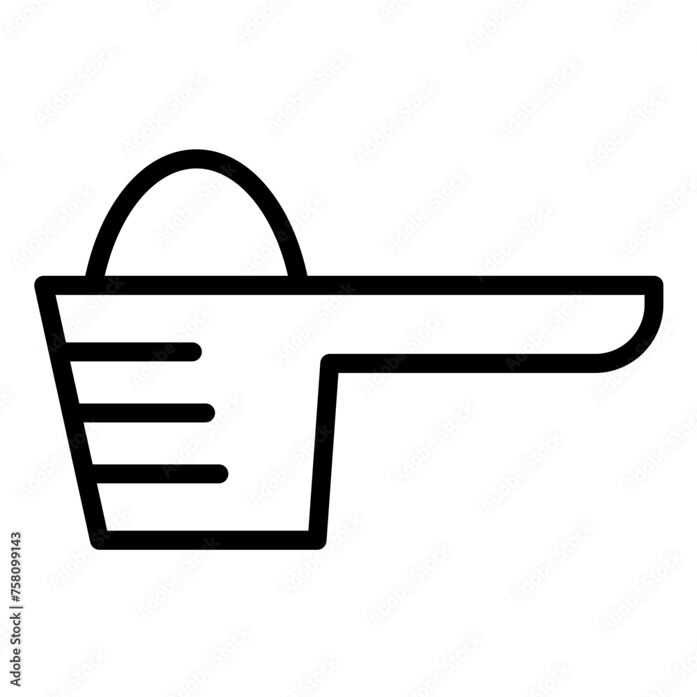 Vector Design Scoop Icon Style Vector Design Scoop Icon Style