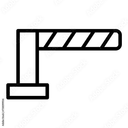 Vector Design Barrier Icon Style