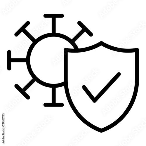 Vector Design Antimicrobial Icon Style
