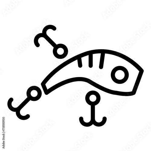 Vector Design Lure Icon Style