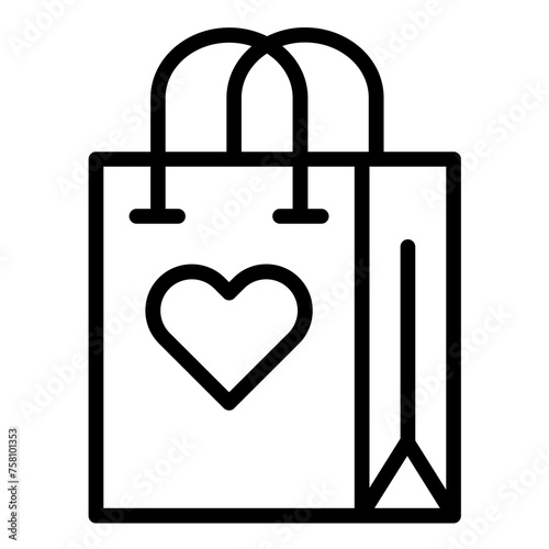 Vector Design Shopaholic Icon Style