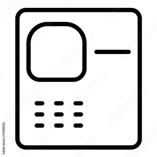 Vector Design ATM Icon Style