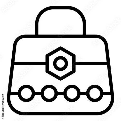 Vector Design Handbag Icon Style