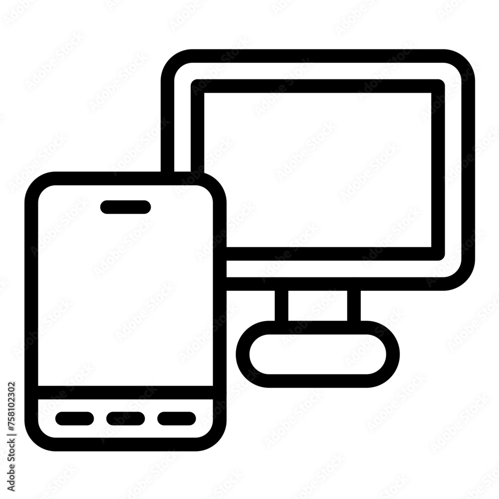Vector Design Gadgets Icon Style Vector Design Gadgets Icon Style