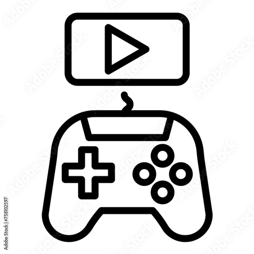 Vector Design Video Games Icon Style