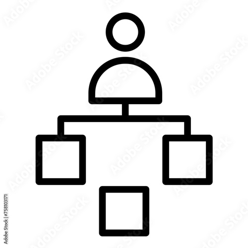 Vector Design Organization Icon Style