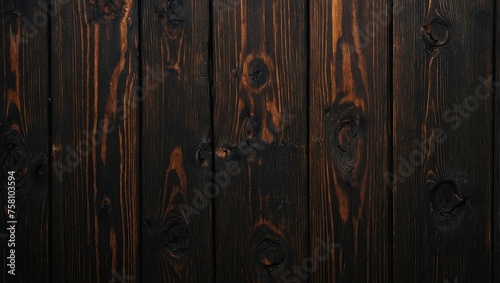 Dark burnt wooden background