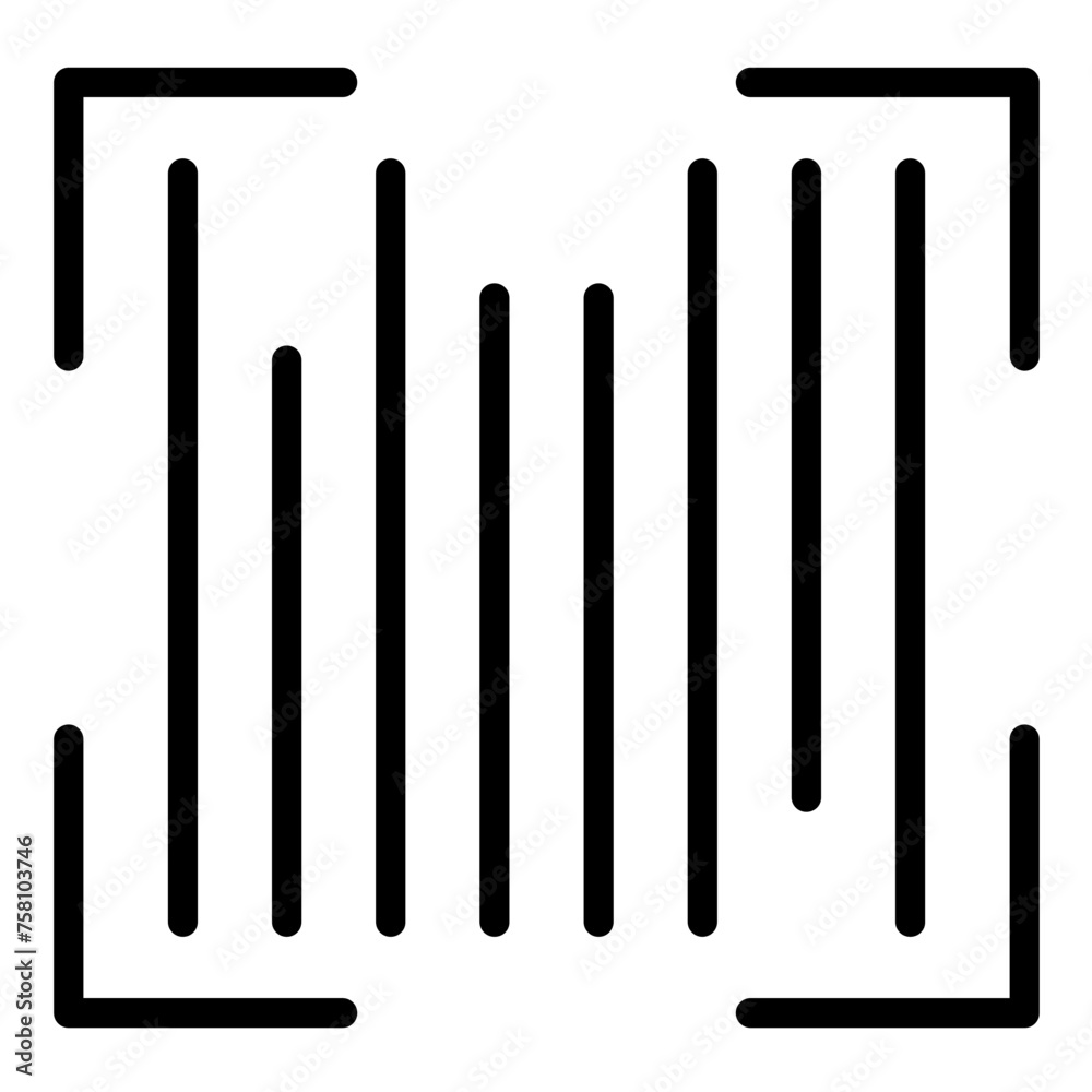 Vector Design Barcode Icon Style Vector Design Barcode Icon Style