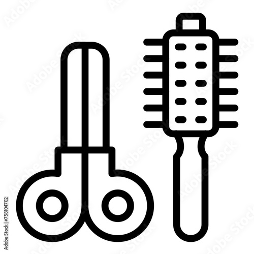 Vector Design Grooming Icon Style