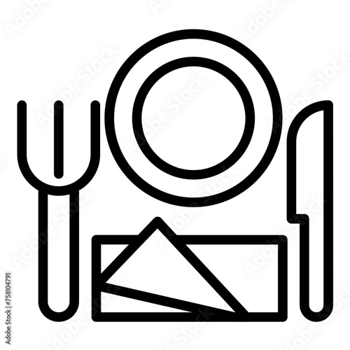 Vector Design Tableware Icon Style