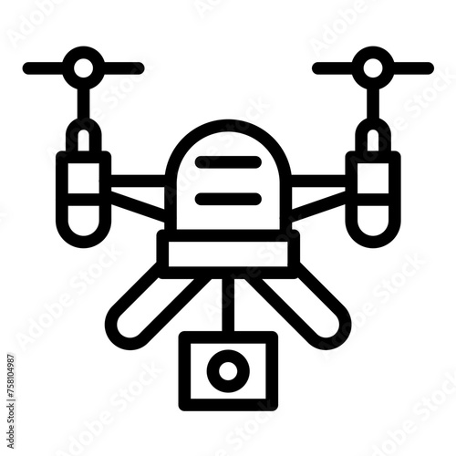 Vector Design Drone Icon Style