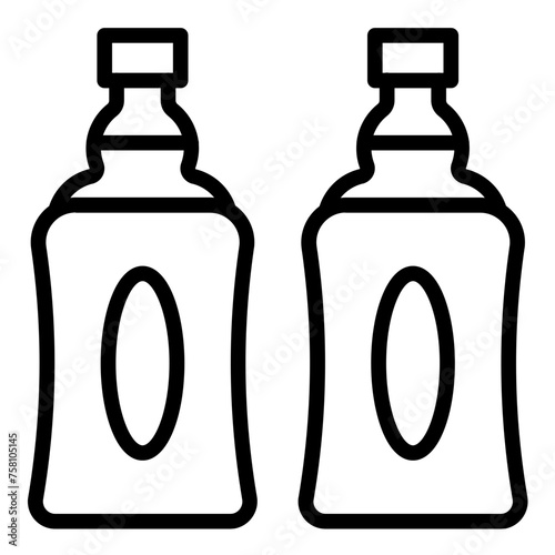 Vector Design Wine Bottle Icon Style