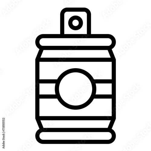 Vector Design Beer Can Icon Style
