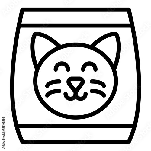 Vector Design Cat Litter Icon Style