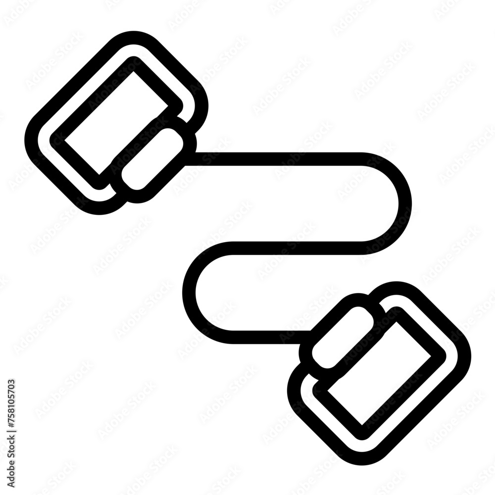 Vector Design Resistance Bands Icon Style Vector Design Resistance Bands Icon Style