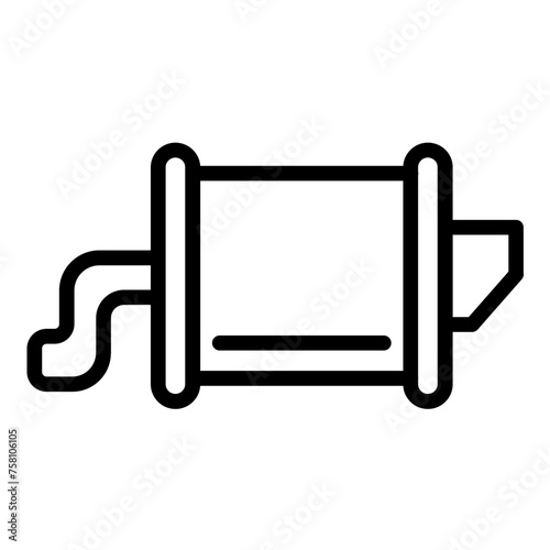 Vector Design Muffler Icon Style