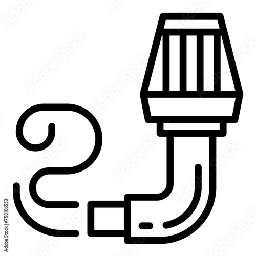 Vector Design Air Intake Icon Style